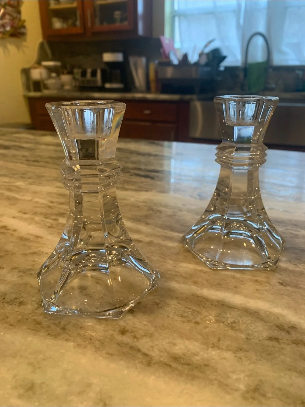 VINTAGE Towle  lead crystal candle holders